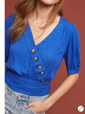Maeve by Anthropologie Madelyn Wrap Top Size 4